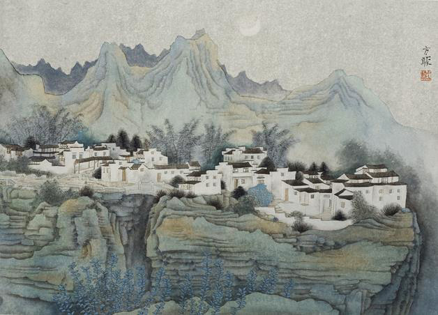 屏风九叠云锦张 影落明湖清黛光：方骏艺术展