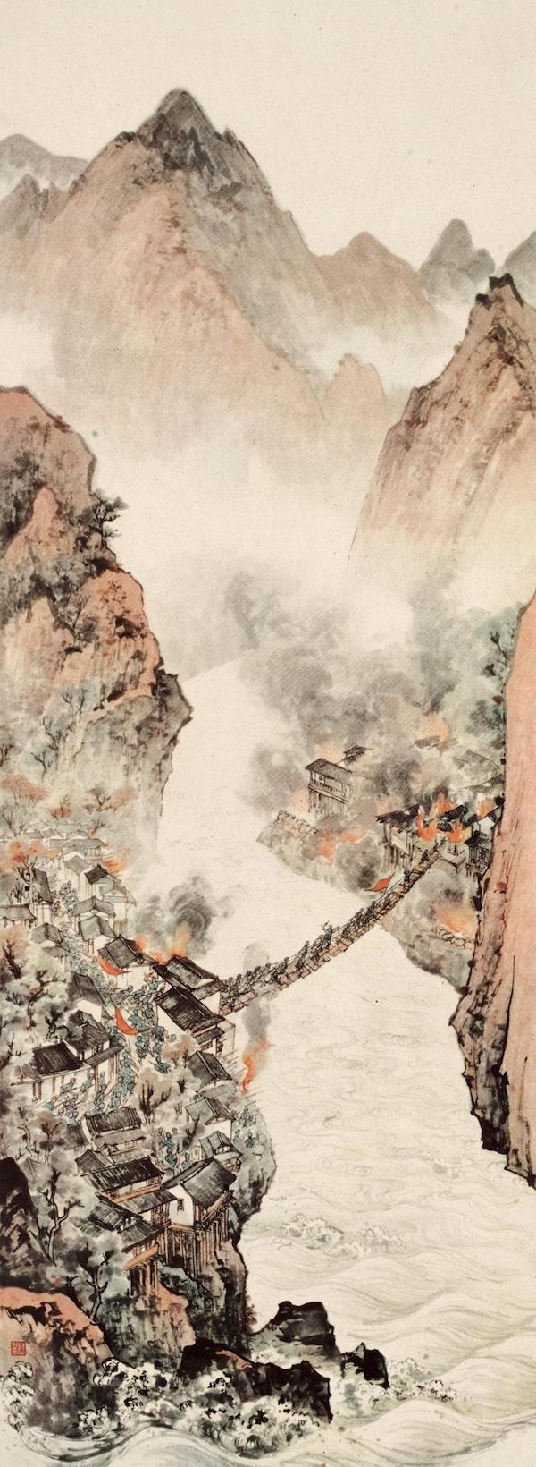 新中国美术70年｜汪观清《庆祝上海解放》